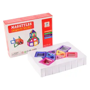 Klassieke Magnetische Bouwstenen Magnetisch Stuk Bouwstenen Kinderpuzzel Montage Speelgoed Kleurdoos Verpakking