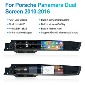 Navihua Android Car DVD Player Audio Radio with Passenger Multimedia Entertainment Dual Screen for Porsche Panamera 2010-2016 - Product Image 2