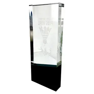 Transparent Crystal Glass Trophy / Trophy Cup/ Plaque / Trophy Crystal