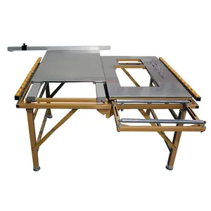 Portable Folding Table Saw Sliding Table Saw Machine Cutting Wood Panel Saw Can be loaded into the trunk of a car