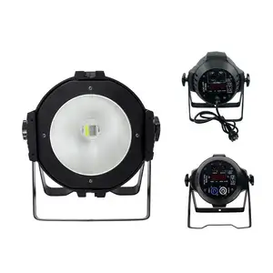 Fornitore di illuminazione scenica 200w cob led par light rgbw luce calda e fredda pannocchia bianca