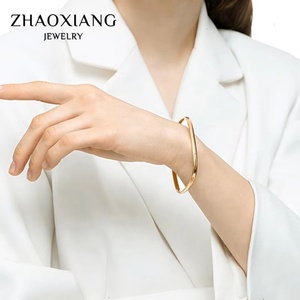 Hot Sale Unisex <b>Stainless</b> <b>Steel</b> Square Bracelet Single Stone Diamond Minimalist Fashion Customized Engagement Buddhism <b>Bangles</b> - Product Image 5