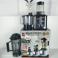 Mixeur 6-en-1 Multifonctionnel BARDEFU, Hachoir à Viande, 3L, 9500W, en Acier Inoxydable, Mixeur et Centrifugeuse Robuste