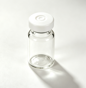 Flacons en verre borosilicate transparents à couvercle à sertir en plastique blanc lisse, mini-bouteilles en verre transparent hermétiques pour le stockage d'échantillons - Product Image 4