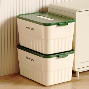 Moncana Plastic Storage Bin Rectangle 400g Eco Friendly Clothing Organizer Medicine Box - Product Image 1