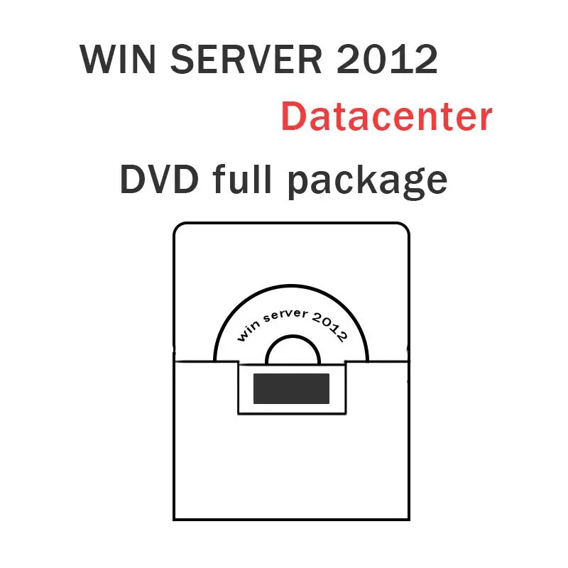 Chave de licença para Win Server 2012 Datacenter DVD, ativação 100% online, servidor win 2012 Datacenter DVD, servidor win 2012 DVD, venda imperdível