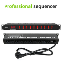 RAYHAYES RS-T01 – Alimentation 10 canaux avec entrée USB et contrôle par bouton pour équipement audio, égaliseur, mixeur – Garantie 1 an
