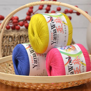 5 #   ไหมพรมถักโครเชต์ทำมือจากฝ้ายแท้ 100% ไหมลินินรีไซเคิลเป็นมิตรกับสิ่งแวดล้อมสำหรับถักทอเสื้อผ้าเด็กทารก - Product Image 4