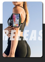 Brassard de sport pour téléphone portable, support réglable pour la course, la gym, le fitness, le cyclisme, les activités de plein air, logo personnalisé OEM