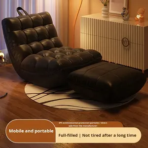 Divano Moderno Relax, Divano a Forma di Bruco, Poltrona <span class=keywords><strong>Sacco</strong></span> per Soggiorno, Tatami, Balcone, Sedia Lounge - Product Image 2