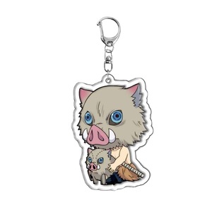 Porte-clés en acrylique <span class=keywords><strong>Demon</strong></span> <span class=keywords><strong>Slayer</strong></span> : Kamado Tanjirou, Agatsuma Zenitsu, Rengoku Kyoujurou, Sabito <span class=keywords><strong>Kibutsuji</strong></span>, <span class=keywords><strong>Muzan</strong></span> – Figurines pendentifs - Product Image 5