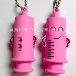 Porte-clés seringue Zhongshan en PVC, cadeau médical de dessin animé, article promotionnel multifonctionnel - Product Image 2