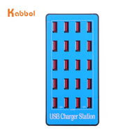 Kabbol portable multiple 15 20 40 60 ports 100w multi port usb chargeur de téléphone/station de charge/hub/pour restaurant hôtel aéroport