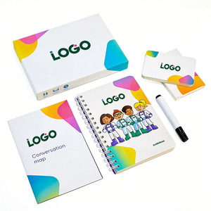 Cartes flash personnalisées imprimées en gros avec reliure spirale pour l'éducation des enfants - Product Image 1