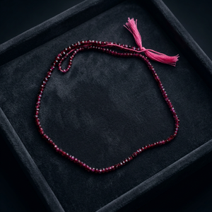 โกเมนเหลี่ยมเพชรพลอยลูกปัดธรรมชาติ Aaa คุณภาพโกเมน - Product Image 3