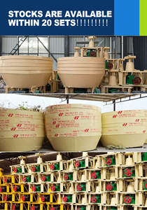 Lunga durata della padella bagnata mulino a rulli bagnato Pan mulino in miniera - Product Image 4