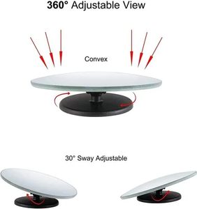 3R New 360 xoay linh hoạt điều chỉnh cong Glass Side gương điểm mù chiếu hậu đậu xe gương - Product Image 3