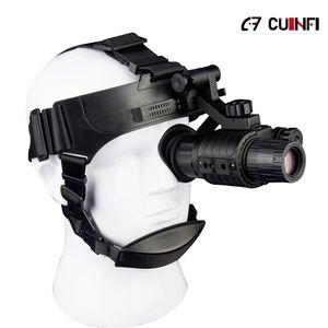 Gen2+/3 Op het hoofd gemonteerde FOV 40 FOM1800+ Autogate beeldversterker Wit/groen fosfor 1x nachtzichtmonoculair PVS 14 - Product Image 6