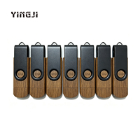Memoria USB-C OTG de Madera de Nogal con Logotipo Personalizado, 32GB, Doble Interfaz, para Teléfono Móvil, Venta al Por Mayor, 3.0, 8GB, 64GB, 128GB, 256GB