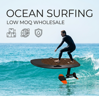 Planche de surf électrique en fibre de carbone Efoil Orange Noir Jet Power Hydrofoil avec batterie et hélice pour sports nautiques - Vente en gros