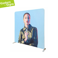 Cadre de toile de fond en tissu tendu en aluminium de haute qualité pour taies d'oreiller, double face, 10x10, support de toile de fond en tissu tendu