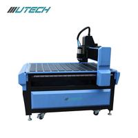 Routeur CNC à châssis en acier économique 6060 6090, mini-fraiseuse 3 axes avec contrôle PLC, broche simple pour le travail des moules en acier, fer et métal