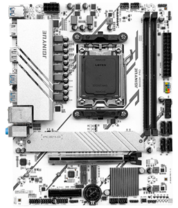 <span class=keywords><strong>Carte</strong></span> mère JGINYUE AM5 B650 <span class=keywords><strong>B650E</strong></span> B850 DDR5 M-ATX M.2 NVMe ARGB pour PC de jeu, compatible avec les séries 7000 8000 9000 - Product Image 1