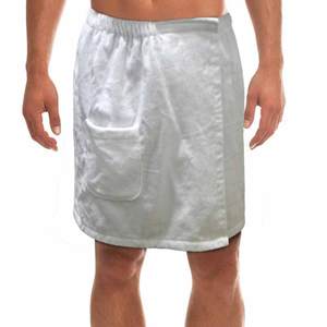 Serviette de bain ajustable en <span class=keywords><strong>coton</strong></span> éponge à haute absorption, type jupe ou robe, avec poche, pour femmes et hommes - Product Image 2
