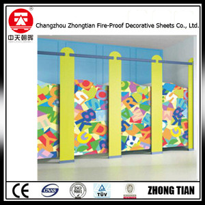 Thương Mại Không Thấm Nước Tự Nhiên Phenolic Nhựa 12 Mm Nhỏ Gọn HPL Nhà Vệ Sinh Phân Vùng Hội Đồng Quản Trị - Product Image 6