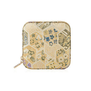 Chinese Style Portable Jewelry <b>Box</b> Vintage Embroidered Storage Case for Earrings Necklace & Bracelet Compact Organizer - Product Image 6