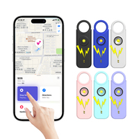 Alarme de sécurité personnelle portable 135 dB, rechargeable par USB, sirène puissante, anti-perte, alerte SOS, porte-clés compact