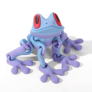 Nouveau Magnétique 3D Populaire 2025 : Grenouille Lumineuse Articulée pour Réfrigérateur, Jouet Dragon Décoratif - Product Image 4