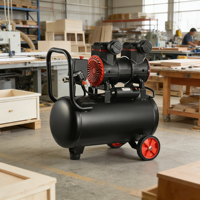 Compresseur d'air silencieux sans huile 1100W, pompe médicale dentaire 0.8MPa 75L/Min 2800rpm, machine à pression d'air
