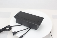 Prise française EU, Port réseau, USB-A et Type-C, Port noir