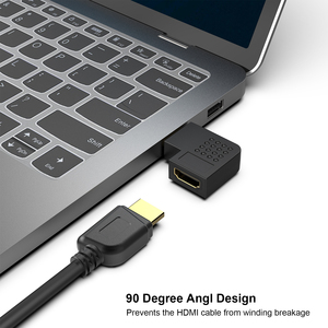 Factory Sales 90 Degree and 270 Degree HDMI Male to Female Flat <strong>Adapter</strong> PVC Jacket 3D 4K 1080P hdmi <strong>Adapter</strong> for <strong>Monitor</strong> - Product Image 6
