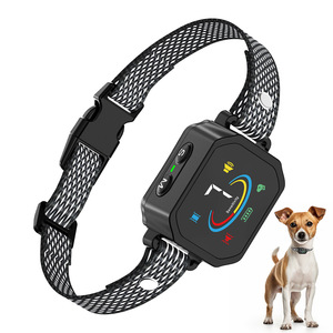 Color <b>Screen</b> Anti Bark Device Dog Training Collar Dual <b>Vibration</b> Automatic Trainer Black ABS Material 985A - Product Image 3