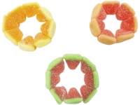 Coloré QQ Bonbons Collations Pastèque En Forme De Gelée Fruits Gummy Sour Aromatisé Sucre En Vrac En Gros En Option Doux Et Acide Mélange
