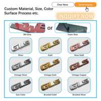Emblèmes automobiles personnalisés avec logo couleur, badges adhésifs 3M pour voiture, emblèmes chromés brillants, badge chromé pour voiture