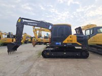 Prix Abordable – Excavatrice sur Chenilles Volvo 140 d'Occasion de 14 Tonnes – Fonctionnement Flexible – Matériel d'Entretien Urbain pour l'Exploitation Minière et la Construction
