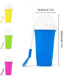New Arrivals Magic Cup Slushy Maker Reusable Instant Slushie Cup With Lid Food Safe Silicone Squeeze Icy Cup - Product Image 3