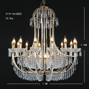 Lámparas de decoración de lujo para bodas LANJO, candelabro de cristal acrílico, luces de decoración para fiestas en casa, eventos y escenarios. - Product Image 4