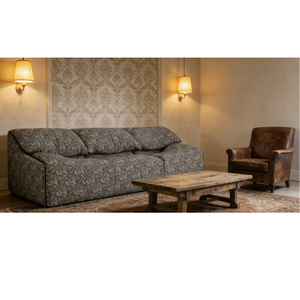 Modern Three-Seater Compact sofa Chenille/Corduroy Cover Pillow Back <strong>Padded</strong> Arms Comfortable Relaxing Living <strong>Room</strong> Sofa - Product Image 2