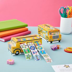 Lehrer belohnen mit Motivations-Aufklebern, Schüler-Rollen in großen mengen, Klassenunterricht essentiell, Tagespflege-Zubehör, bringen Sie 2 Schulbus-Ausgabegeräte mit - Product Image 3