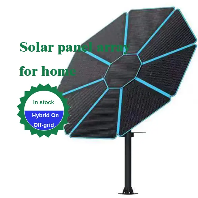 Sistema solar 10kw do sistema fotovoltaico doméstico MPPT Sunflower 1000 watts sistema completo de armazenamento de energia solar