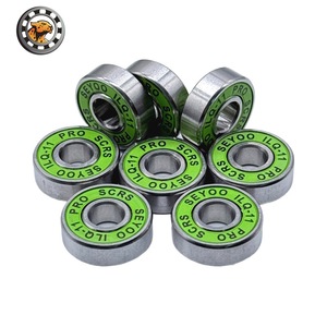 Seyoo 608-2Rs Ilq-11 ตลับลูกปืนสเก็ตบอร์ดสีเขียว 8X22X7 มม. P0 เหล็กความแม่นยำสูงพร้อมซีลยาง - Product Image 3