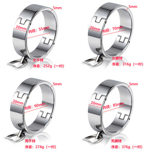 SM giocattoli pesanti manette polsini del piede imbracatura <span class=keywords><strong>BDSM</strong></span> per il sesso degli adulti flirtare giocattoli alternativi Bondage - Product Image 2