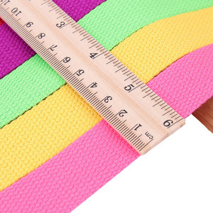 Cintas <span class=keywords><strong>de</strong></span> algodón y poliéster <span class=keywords><strong>de</strong></span> 1 pulgada y 38mm <span class=keywords><strong>de</strong></span> colores al por mayor, accesorios para bolsos, correas <span class=keywords><strong>de</strong></span> algodón para bolsos, correa para bolsos - Product Image 3