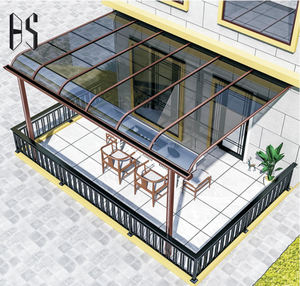 Toldo de Aluminio <span class=keywords><strong>para</strong></span> Balcón, Paneles de Policarbonato (PC), Resistente al Viento <span class=keywords><strong>y</strong></span> al Agua, Tamaño Personalizado - Product Image 4