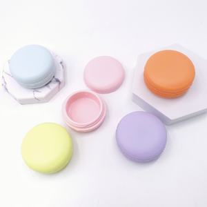 Tarro de plástico PP vacío personalizado para crema de cuidado de la piel, bálsamo labial, 5g 10g, envase cosmético, tarro de crema Macaron para exfoliante con tapa - Product Image 5