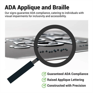Panneau ADA, panneau braille, panneau d'ascenseur pour bâtiment public - Product Image 2
